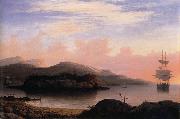 Fitz Hugh Lane Off Mount Desert Island oil painting artist